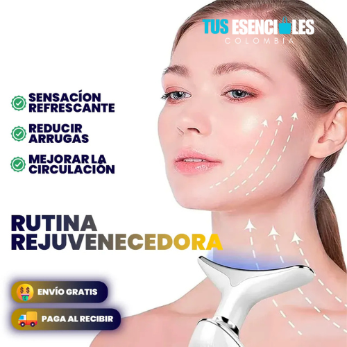 Masajeador Facial Reductor Arrugas Y Papada Recargable ES-1081