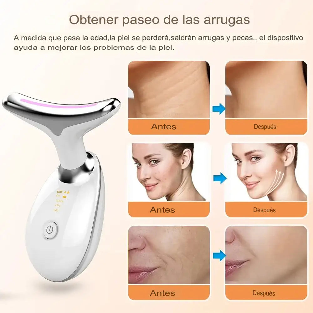 Masajeador Facial Reductor Arrugas Y Papada Recargable ES-1081